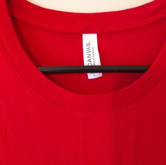 Bella Canvas Red Graphic Tank Top - Picture 2 of 6